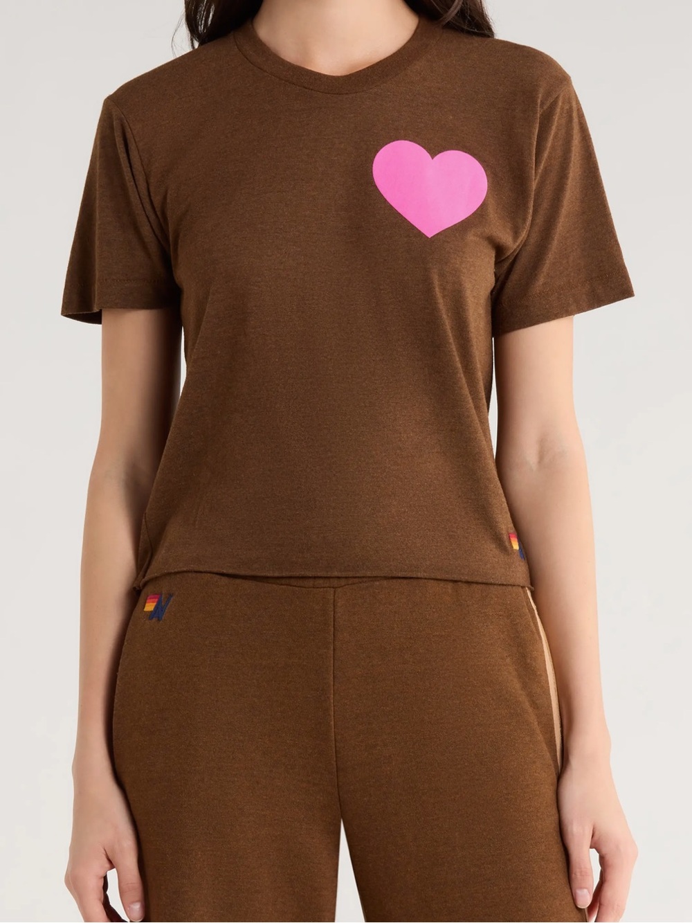 Aviator Nation Heart Boyfriend T-Shirt